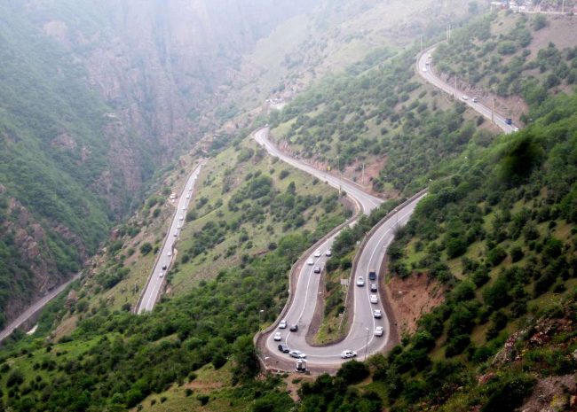 جاده چالوس ۲۱ تیر یکطرفه می‌شود